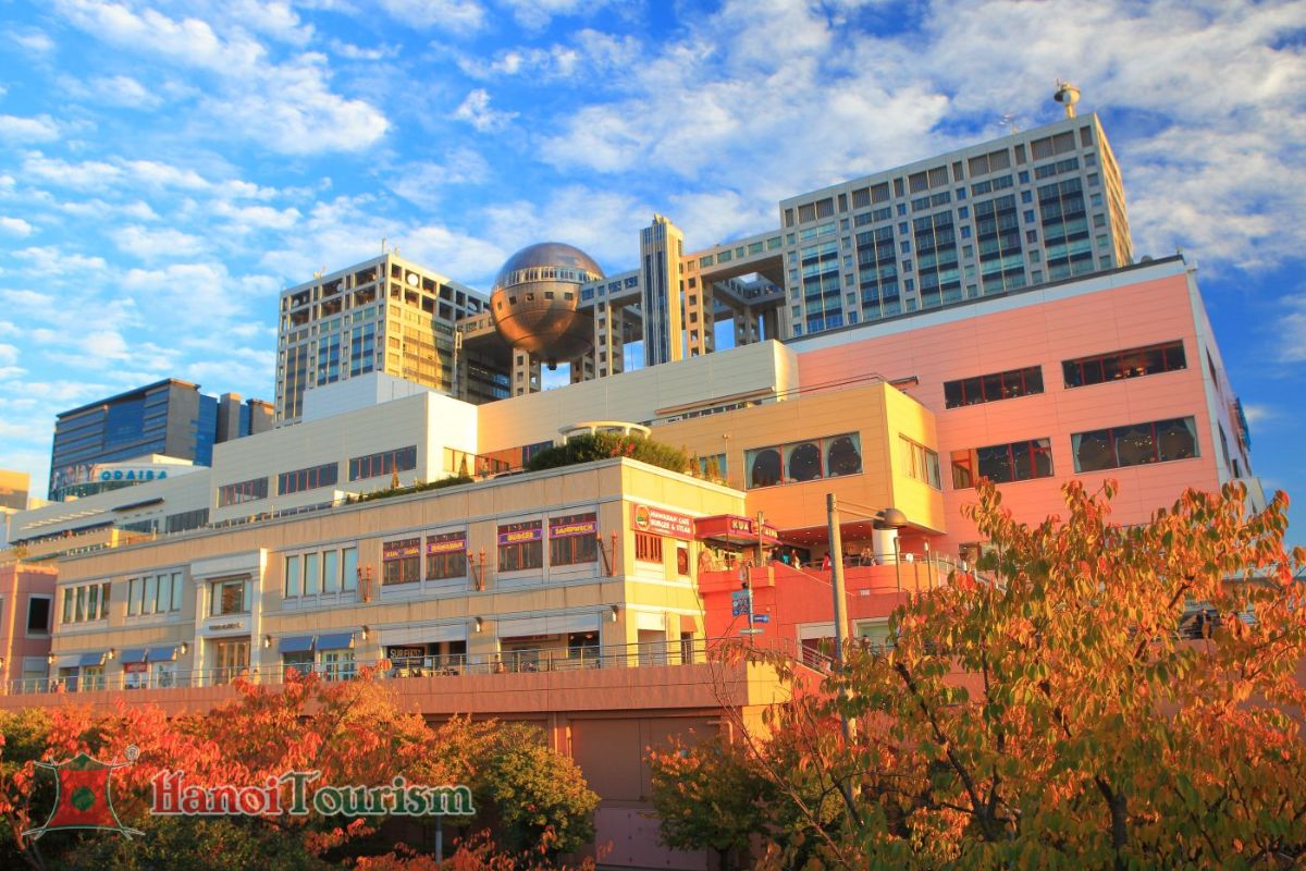Đảo nhân tạo Odaiba - Tokyo - Nhật Bản - Mùa thu